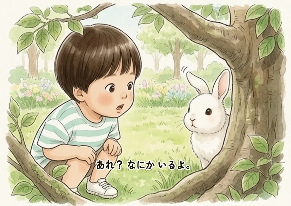絵本「どうぶつさん」の本文ページ