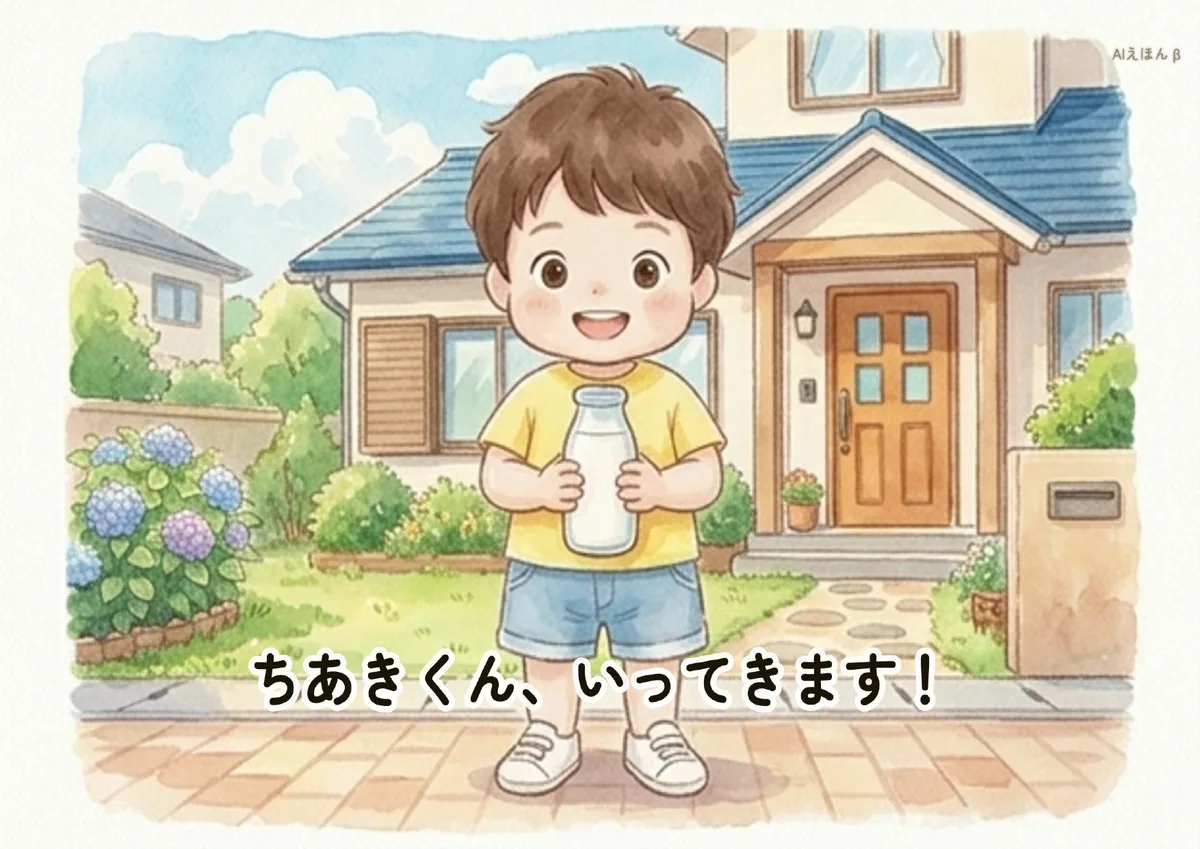 絵本「いってきます!」の表紙